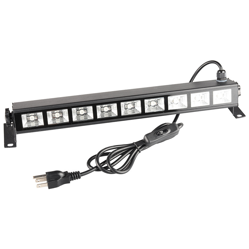 36W 385-400nm Black UV Linear Wall Washer Light 9LEDs AC85-265V Input 36W 385-400nm Black UV Linear Wall Washer Light 9LEDs AC85-265V Input